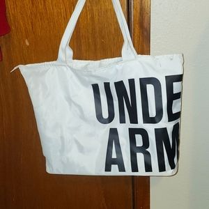 Under Armour White gym bag